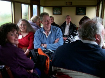 Our group enjoyed their ride on the Leighton Buzzard narrow gauge railway