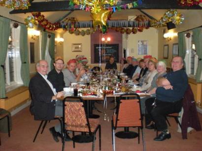 Members get together in Nottingham to celebrate Christmas.