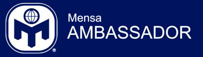 Mensa Ambassador Logo