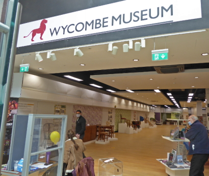 The inside of the pop-up Wycombe museum