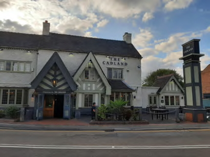 The Cadland pub from the outside.