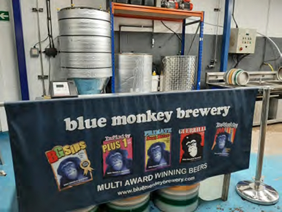 The blue monkey brewery