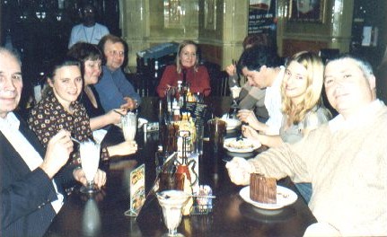 Picture of members at Nottingham Hard Rock Cafe
