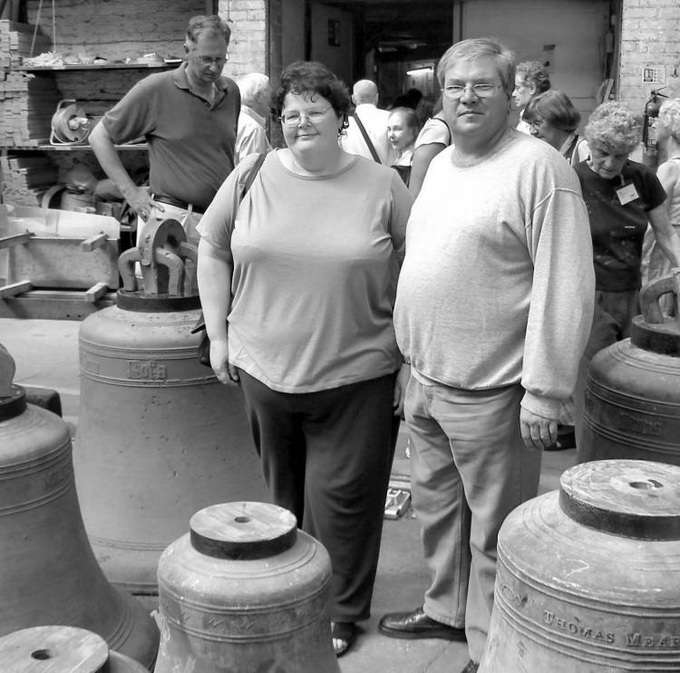 Jo and Chris visit the Whitechapel Bell Foundry