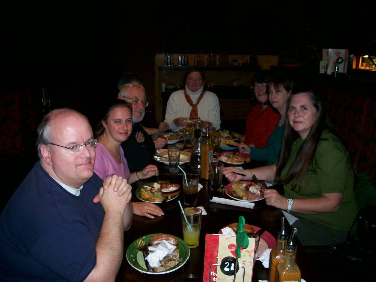 Picture of members at Nando's in Lincoln