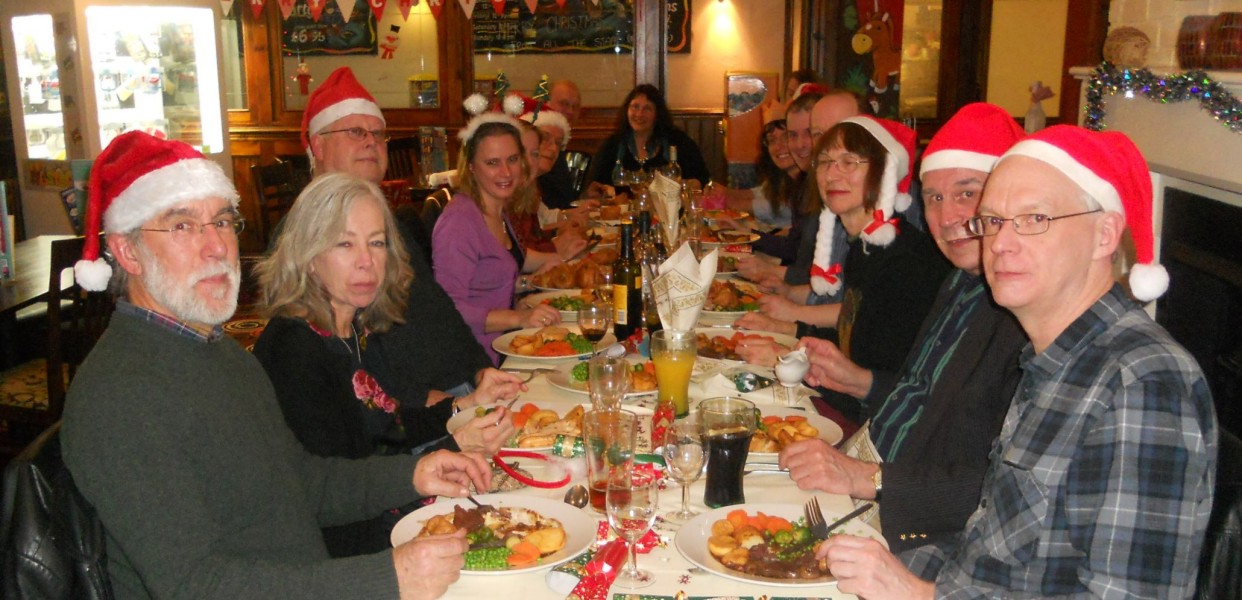 Picture of members at the 2013 Nottingham Christmas meal