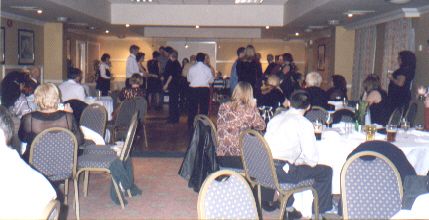 Picture of the group in the function room