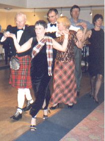 Picture of some members dancing