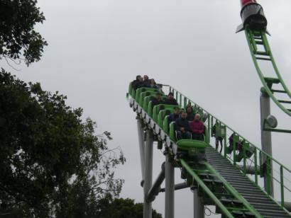 The intrepid ride the Ben 10 rollercoaster