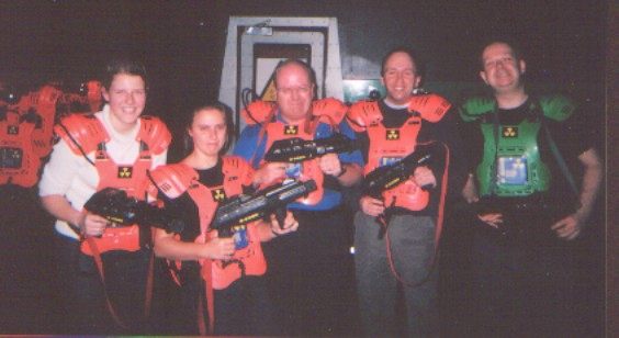 Picture of the group kitted for Quasar action