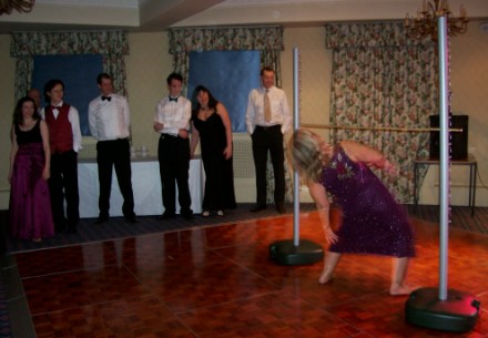 Picture of the limbo dancing.